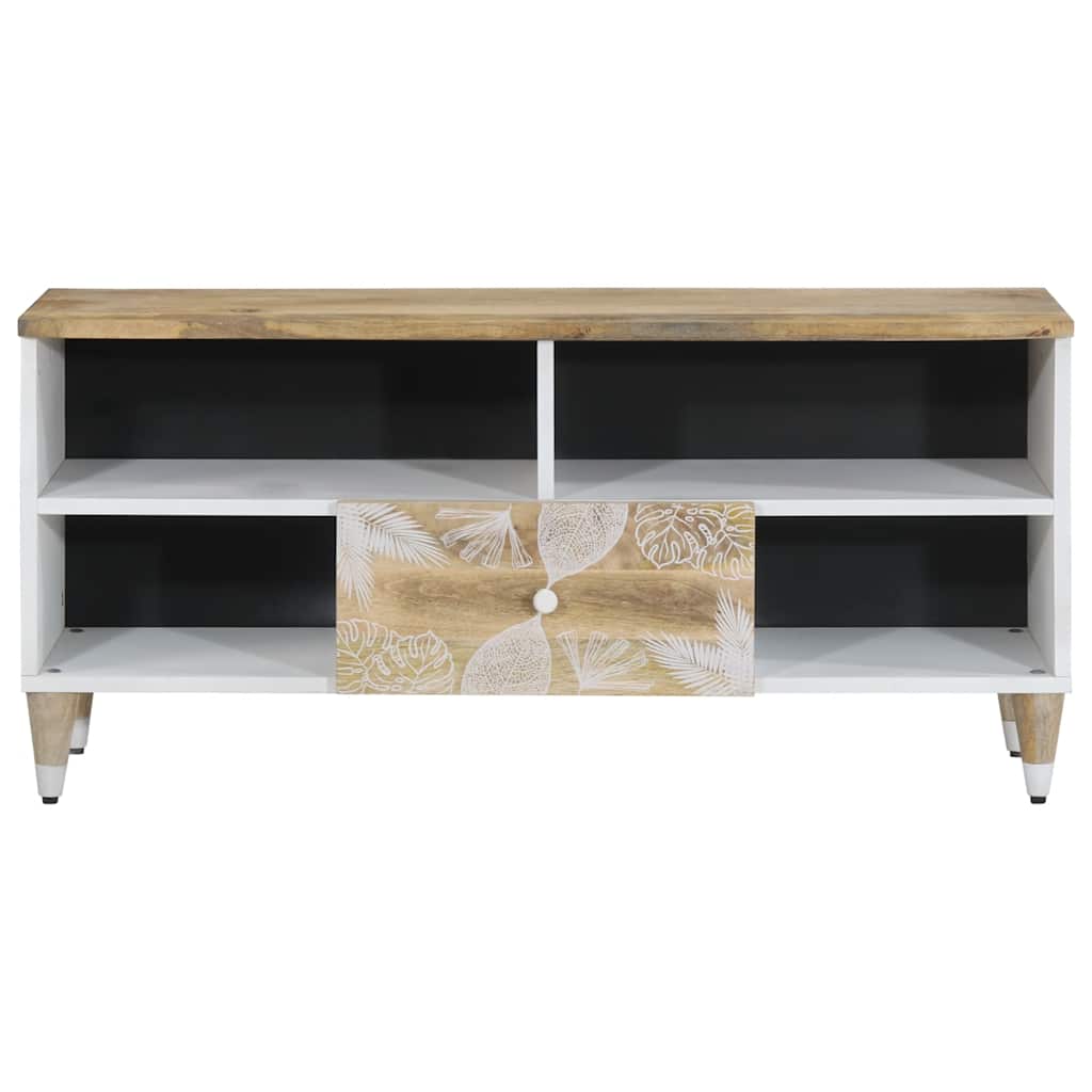 TV-benk 100x33,5x46 cm heltre mango