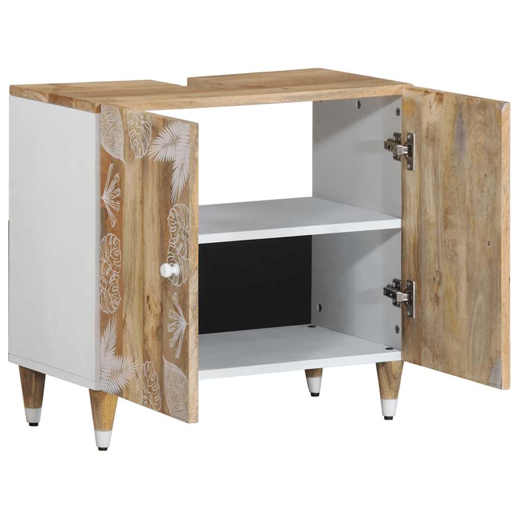 Servantskap 62x33x58 cm heltre mango