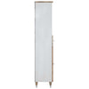 Baderomsskap 38x33,5x160 cm heltre mango