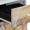 Baderomsskap 38x33,5x160 cm heltre mango