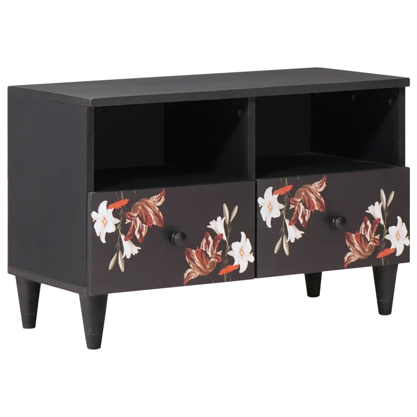 Oppbevaringsskap Flerfarget 70 x 33,5 x 46 cm Massiv mango tre