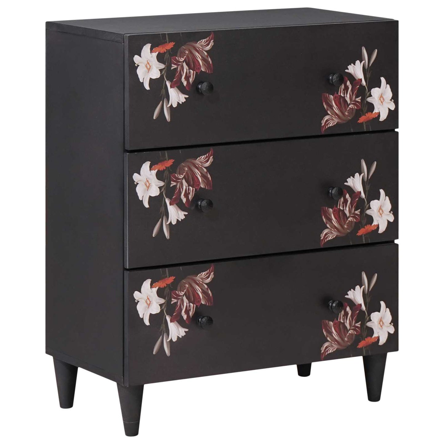 Oppbevaringsskap Flerfarget 60 x 33,5 x 75 cm Massiv mango tre