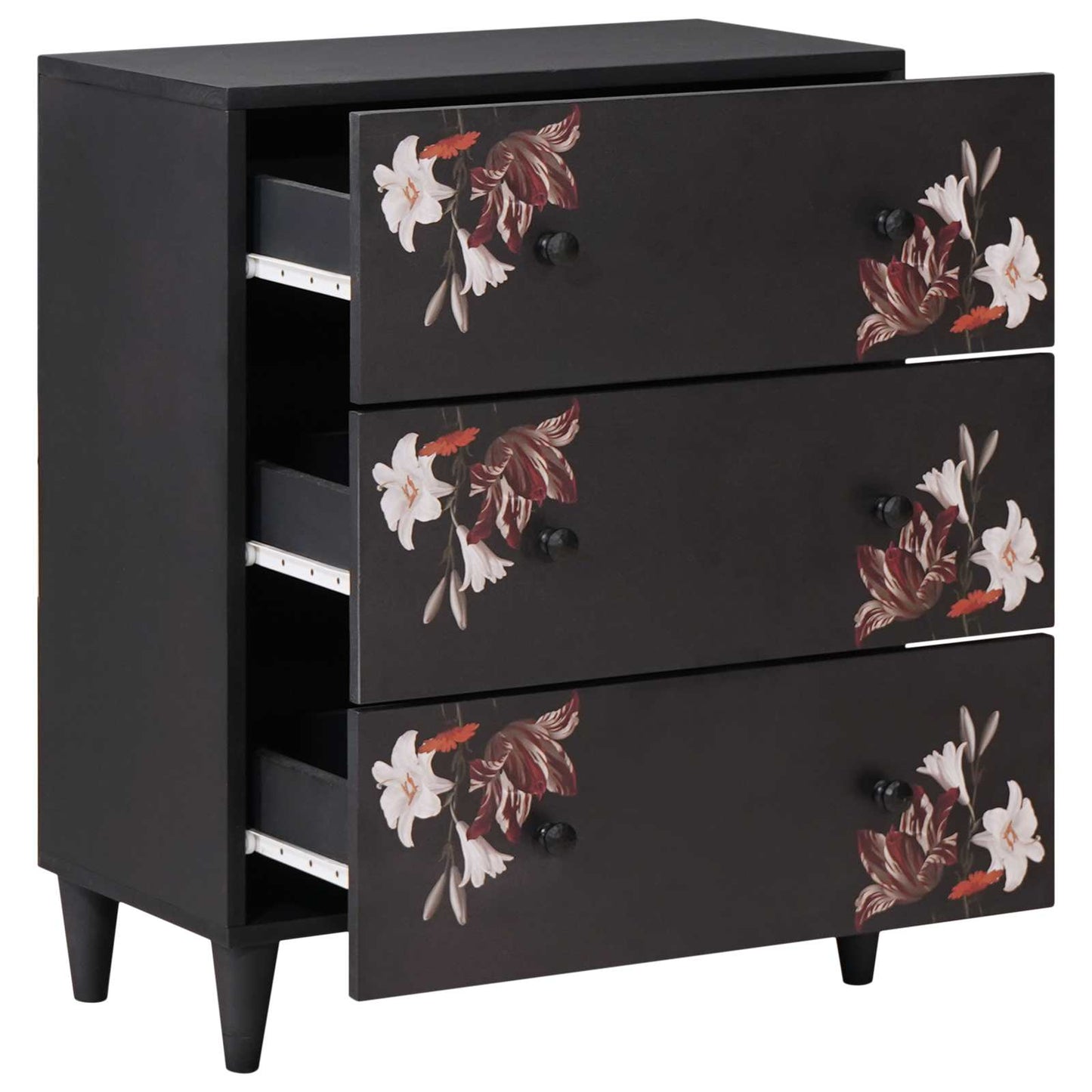 Oppbevaringsskap Flerfarget 60 x 33,5 x 75 cm Massiv mango tre