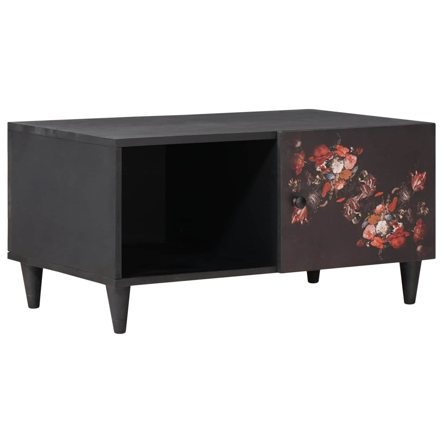 Kaffebord Flerfarget 80 x 50 x 40 cm Massiv mango tre