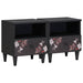 Nattbord med skuff 2 pcs Brun 40 x 33 x 46 cm Massiv mango tre