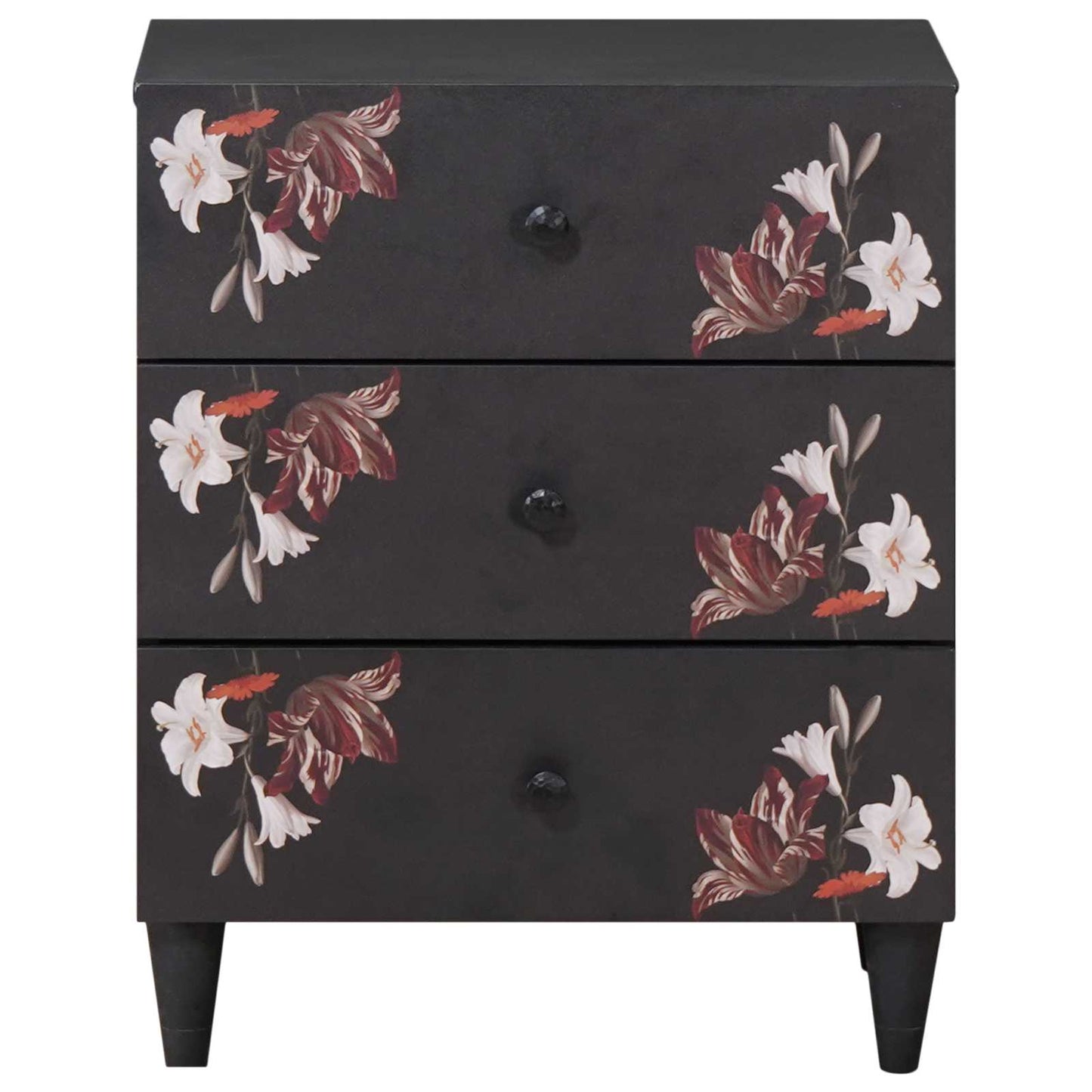 Nattbord med skuff Flerfarget 50 x 33 x 60 cm Massiv mango tre