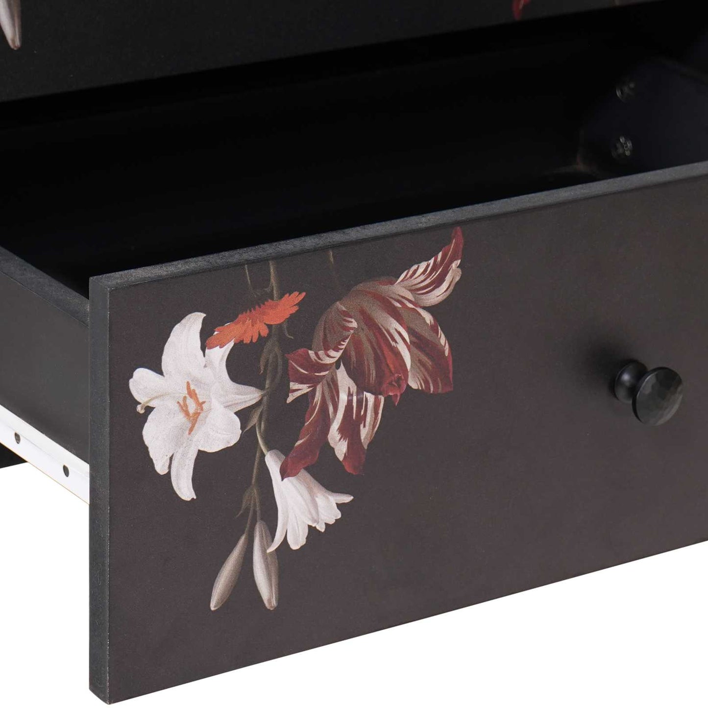 Nattbord med skuff Flerfarget 50 x 33 x 60 cm Massiv mango tre