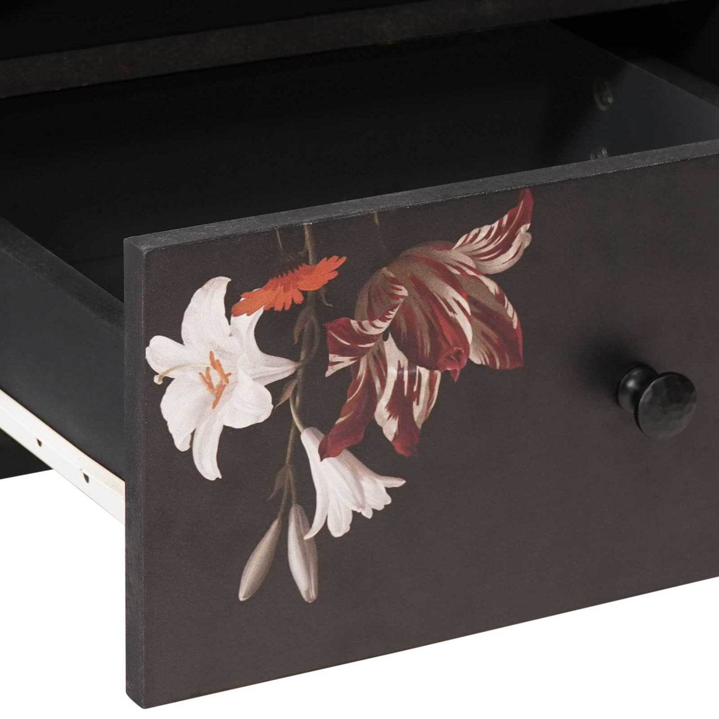 Kaffebord med skuff Flerfarget 80 x 54 x 40 cm Massiv mango tre