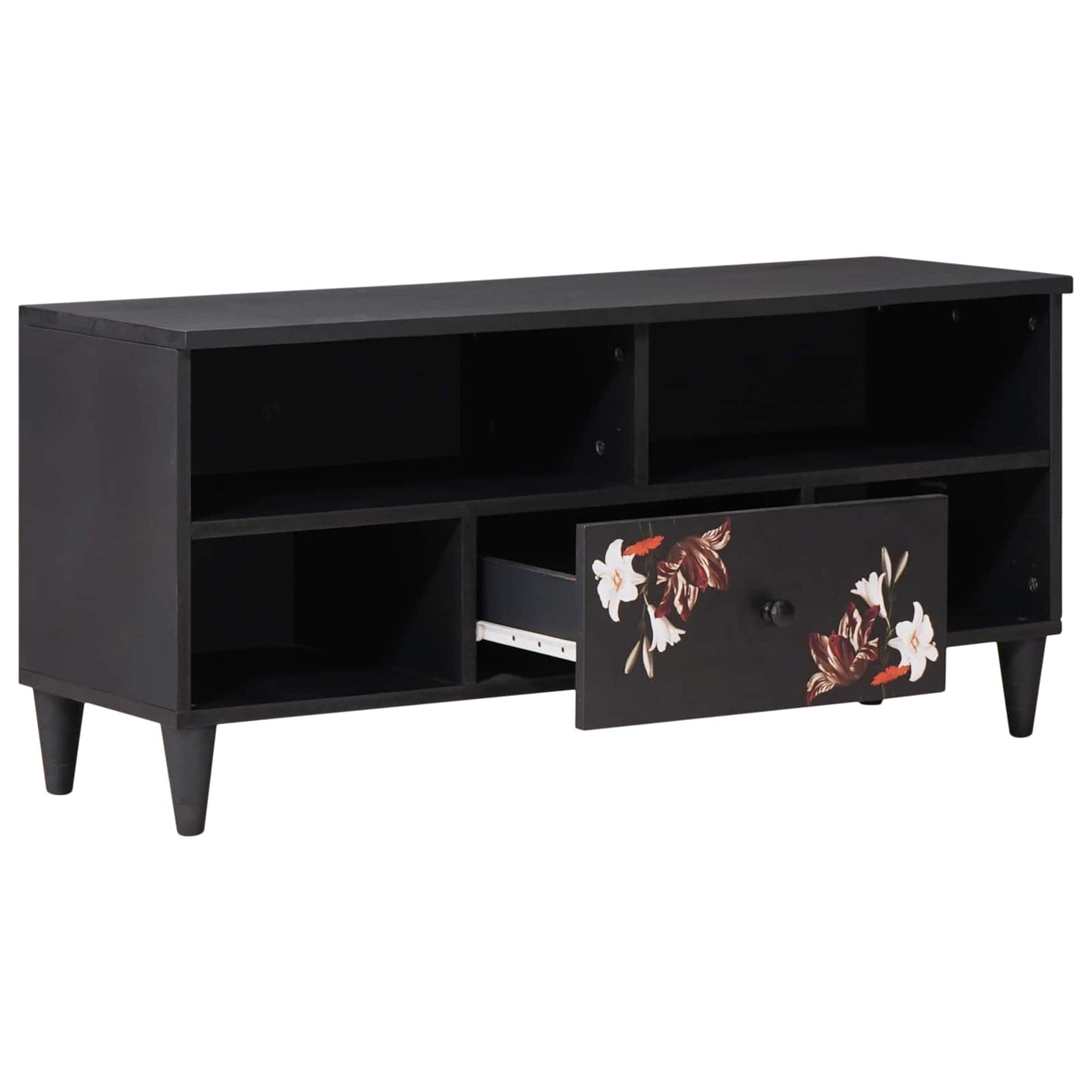 Oppbevaringsskap Flerfarget 100 x 33,5 x 46 cm Massiv mango tre