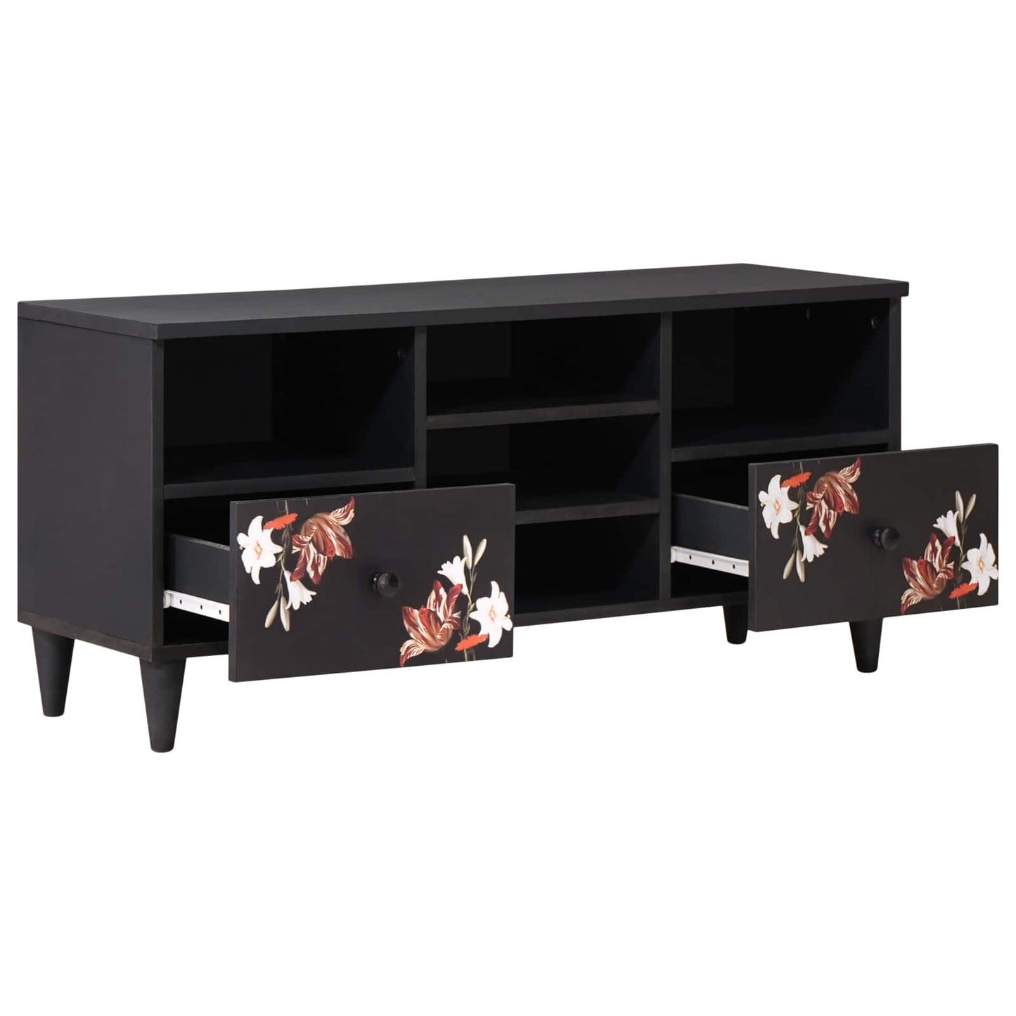 Oppbevaringsskap Flerfarget 100 x 33,5 x 46 cm Massiv mango tre