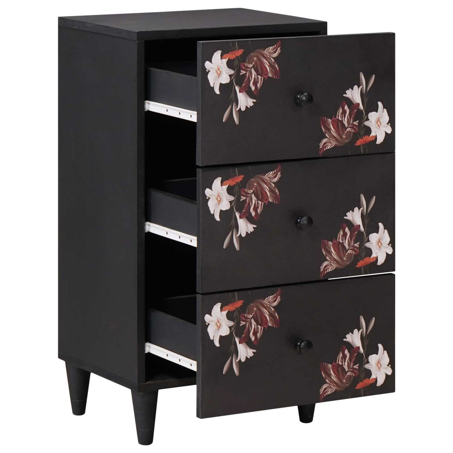 Oppbevaringsskap Flerfarget 40 x 33,5 x 75 cm Massiv mango tre