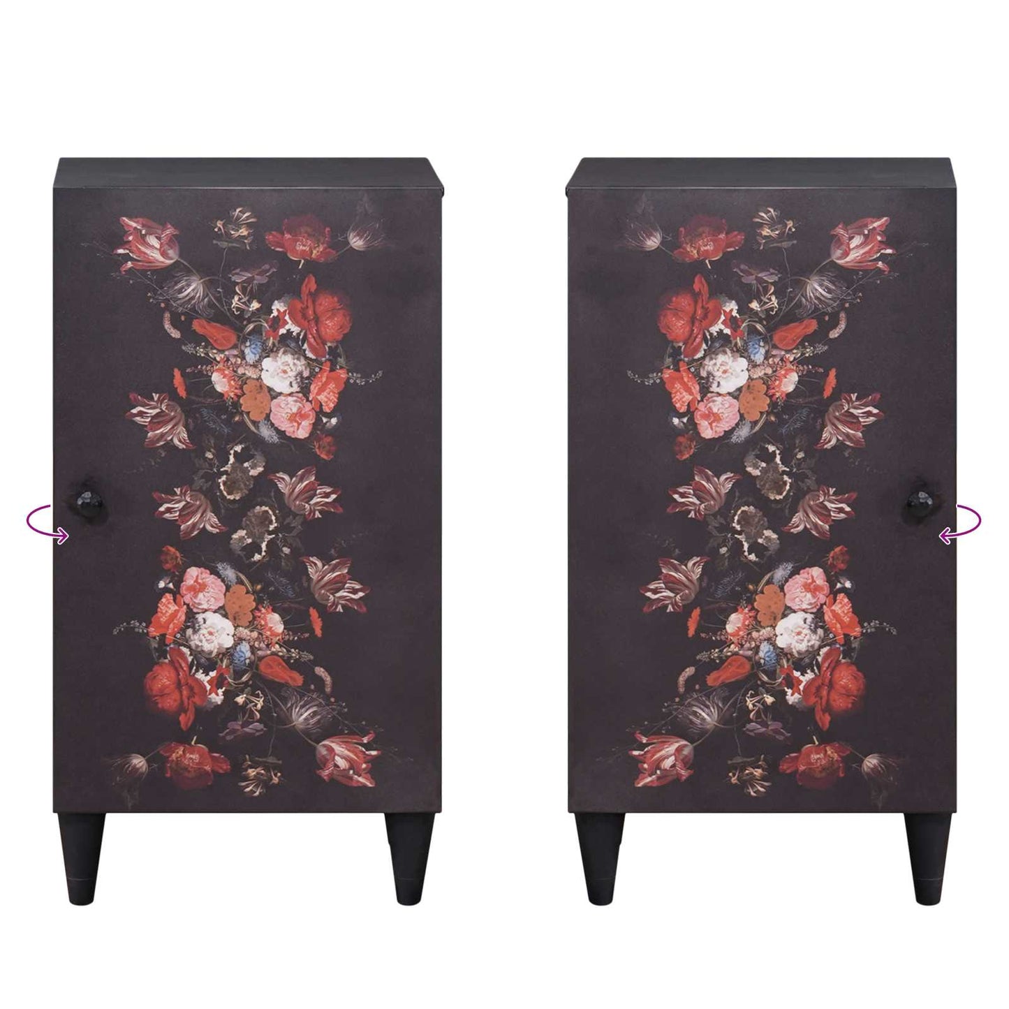 Oppbevaringsskap Flerfarget 40 x 33,5 x 75 cm Massiv mango tre