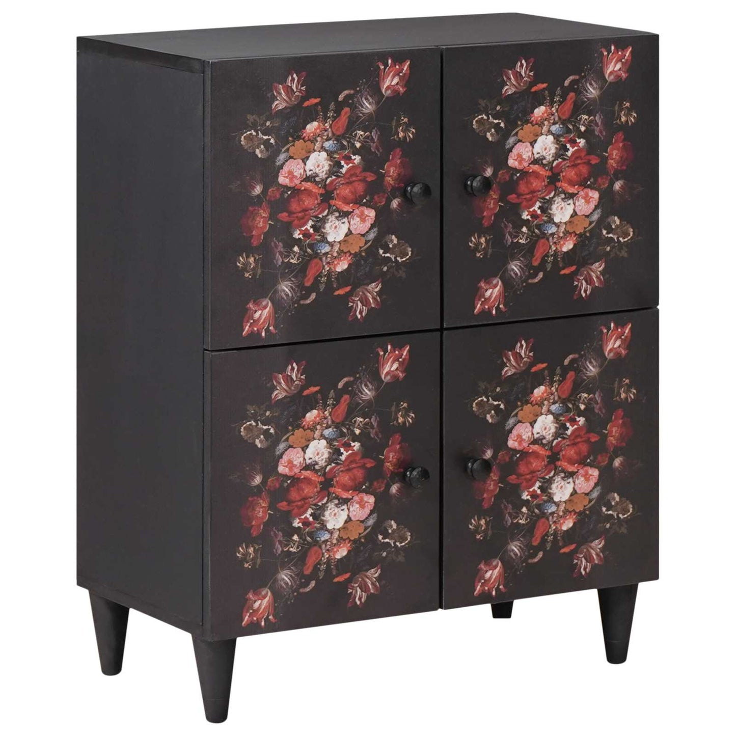 Oppbevaringsskap Flerfarget 60 x 33,5 x 75 cm Massiv mango tre