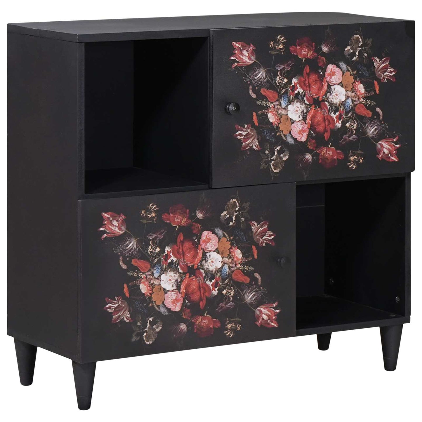 Oppbevaringsskap Flerfarget 80 x 33,5 x 75 cm Massiv mango tre