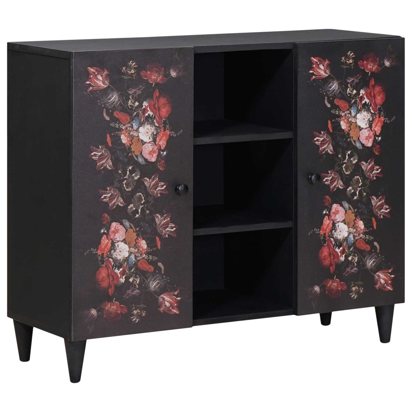 Oppbevaringsskap Flerfarget 90 x 33,5 x 75 cm Massiv mango tre