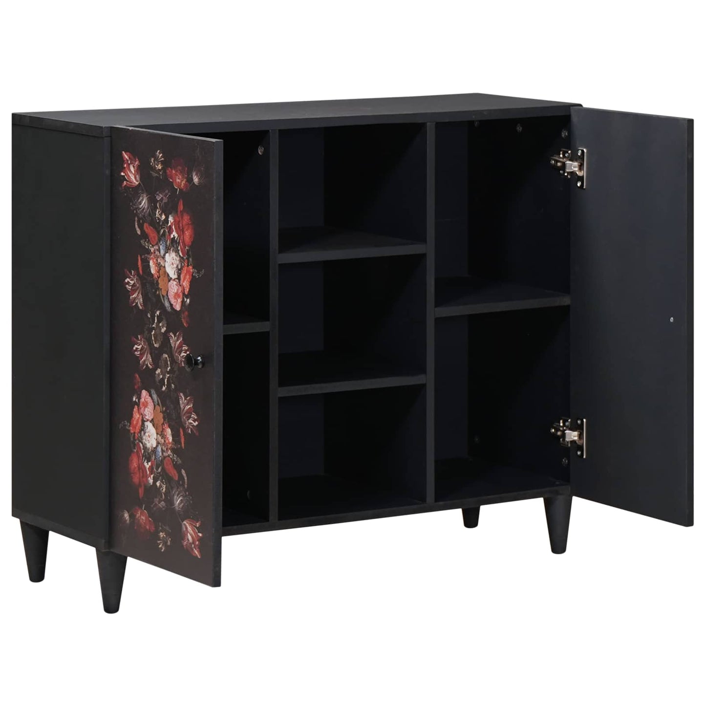Oppbevaringsskap Flerfarget 90 x 33,5 x 75 cm Massiv mango tre