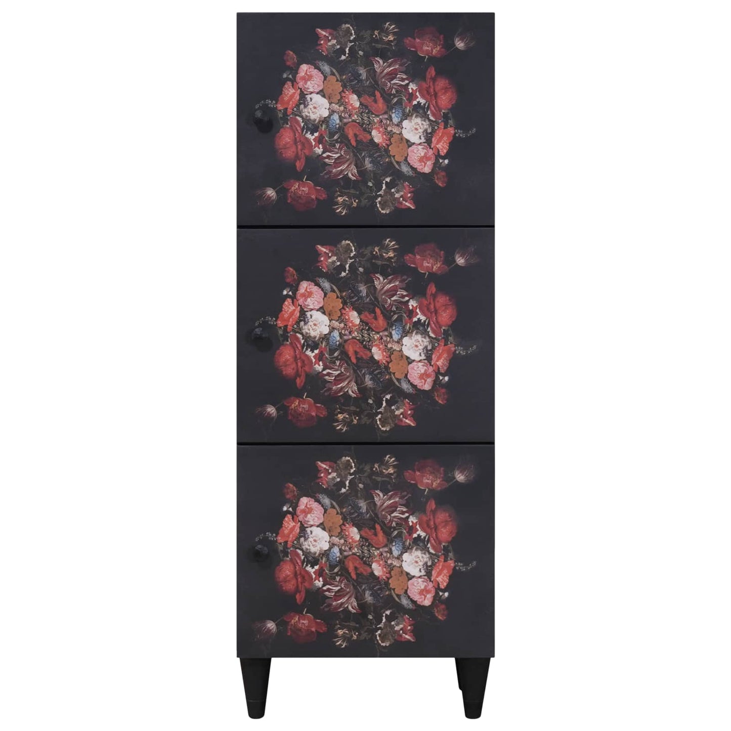 Oppbevaringsskap Flerfarget 40 x 33,5 x 110 cm Massiv mango tre