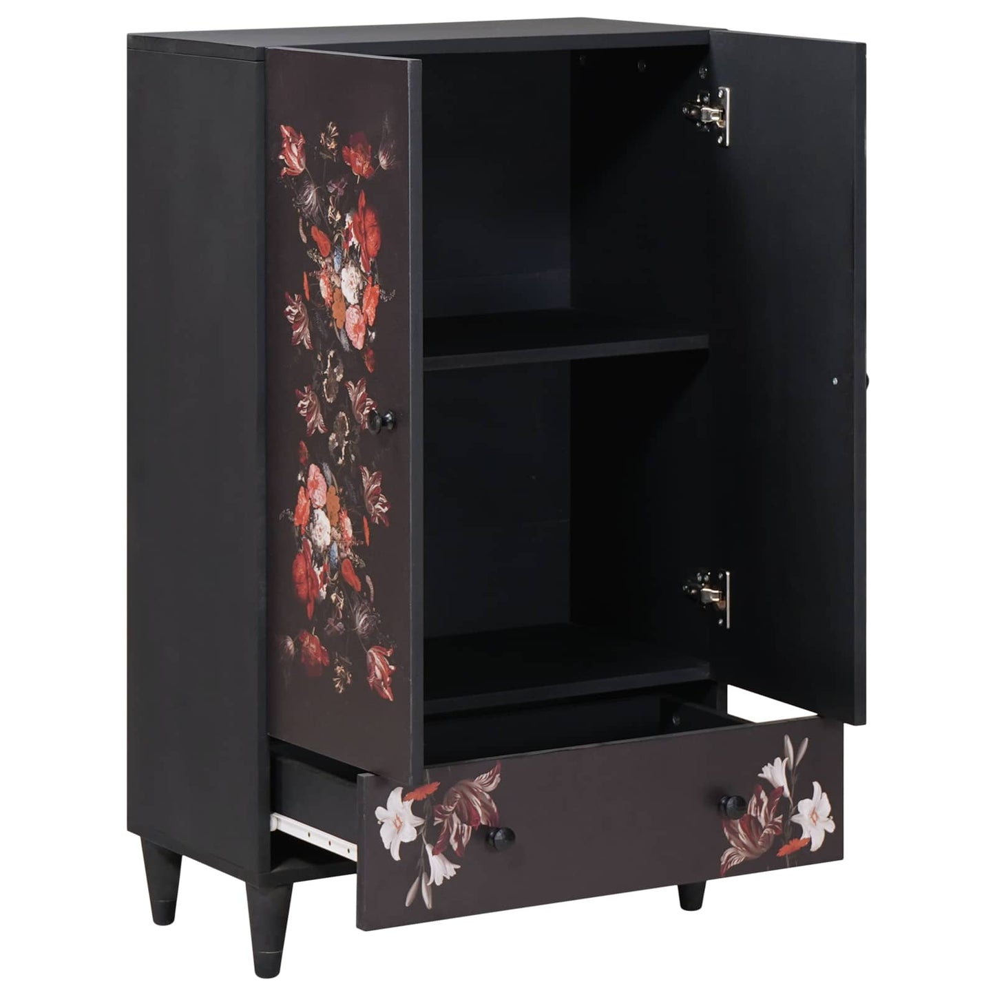 Oppbevaringsskap Flerfarget 60 x 33,5 x 100 cm Massiv mango tre