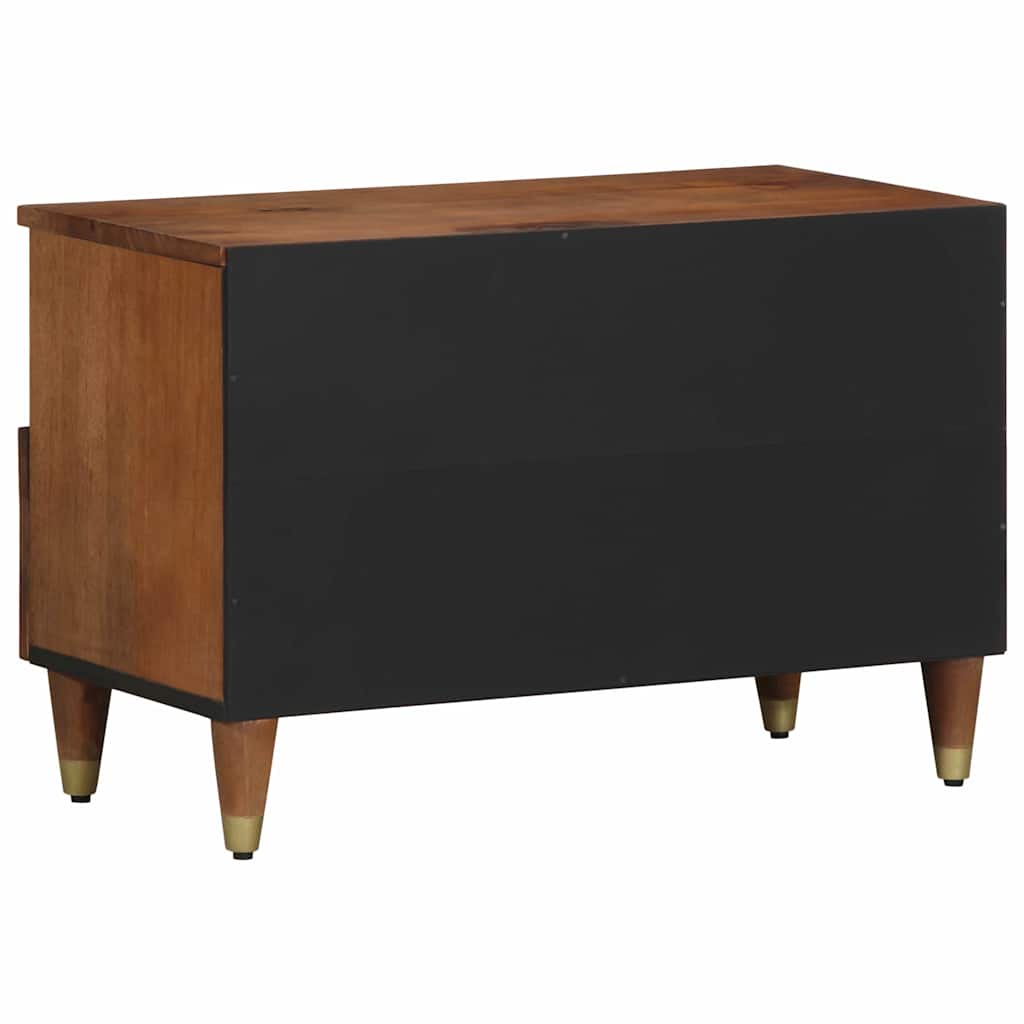 TV-skap med skuff Honning brun 70 x 33 x 46 cm Massiv mango tre