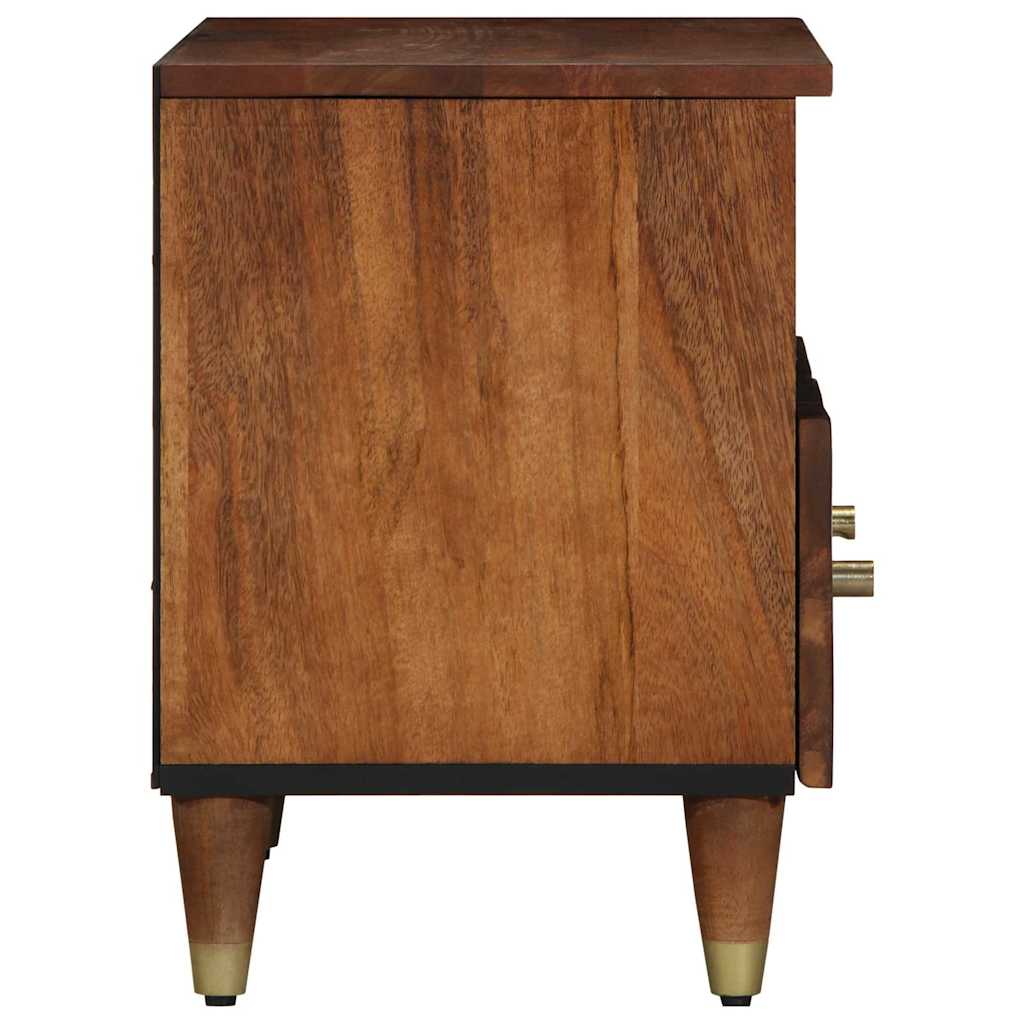 TV-skap med skuff Honning brun 70 x 33 x 46 cm Massiv mango tre