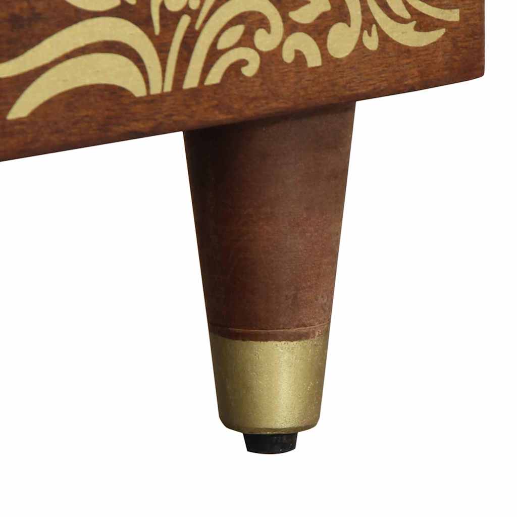 Kaffebord Honning brun 80 x 50 x 40 cm Massiv mango tre
