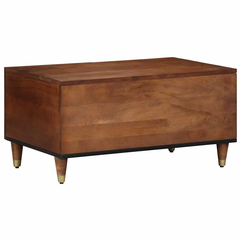Kaffebord Honning brun 80 x 50 x 40 cm Massiv mango tre