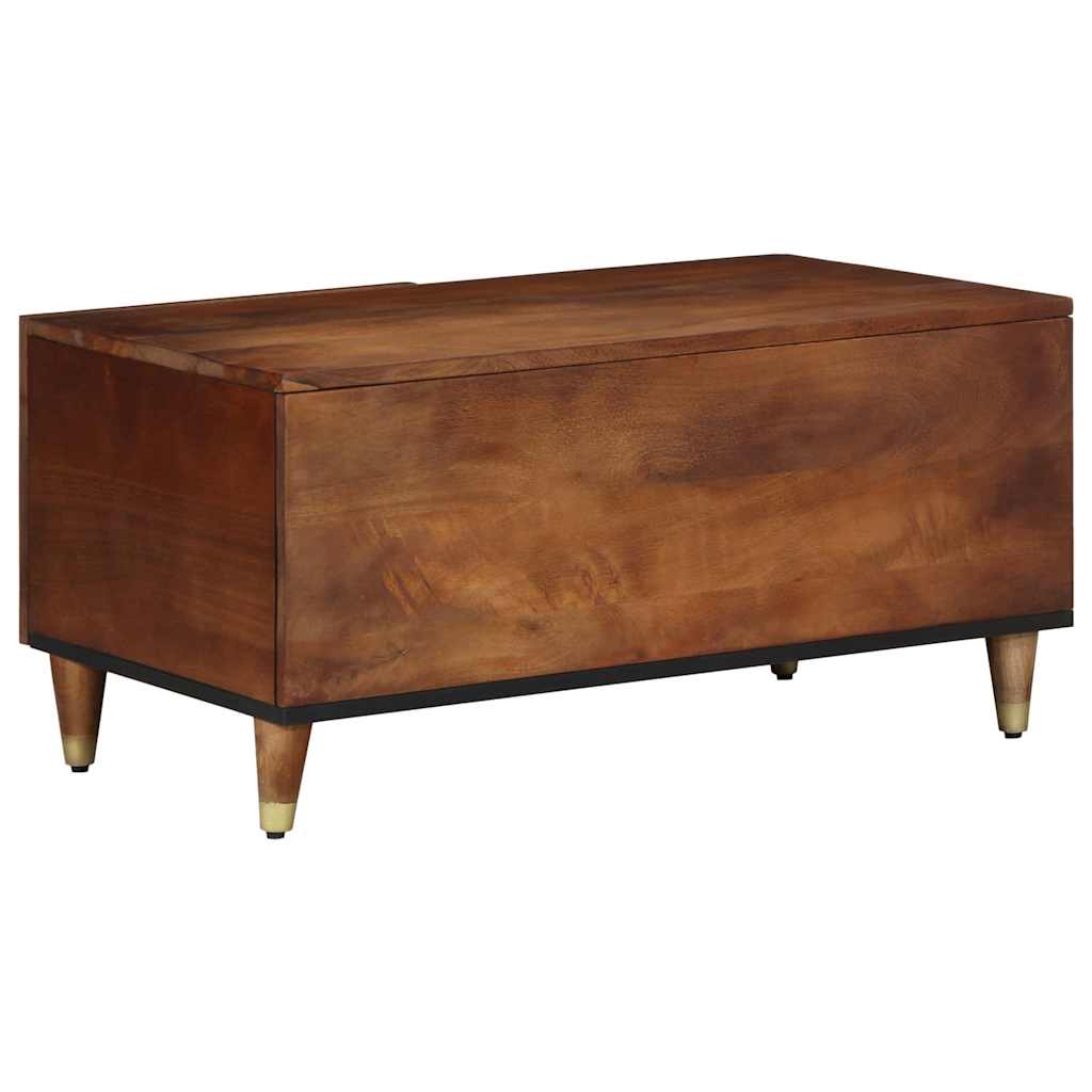 Kaffebord Honning brun 80 x 50 x 40 cm Massiv mango tre
