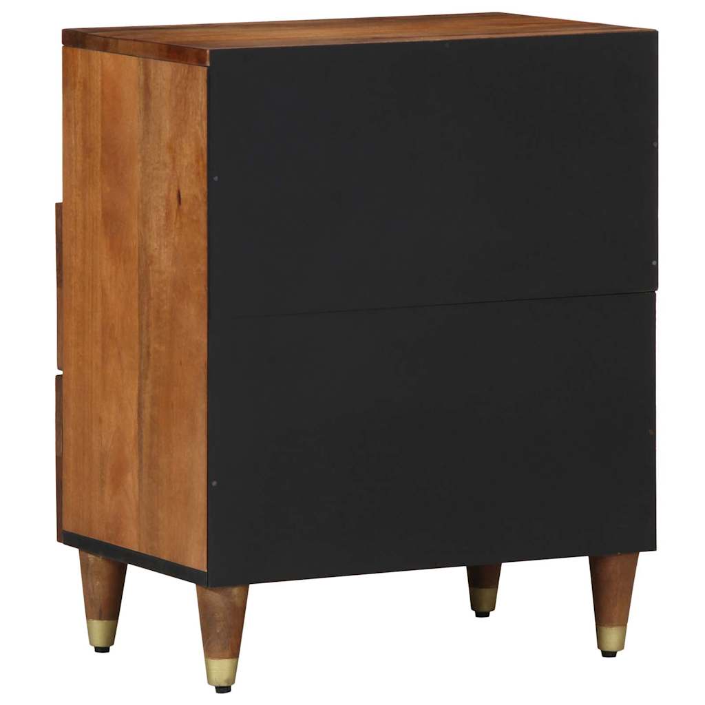 Nattbordskap Honning brun 50 x 33 x 62 cm Massiv mango tre