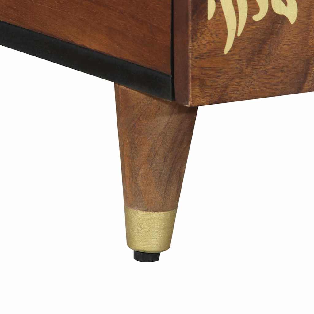 Kaffebord Honning brun 80 x 54 x 40 cm Massiv mango tre