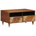 Kaffebord Honning brun 80 x 54 x 40 cm Massiv mango tre
