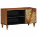 TV-skap med hylle Honning brun 80 x 33 x 46 cm Massiv mango tre