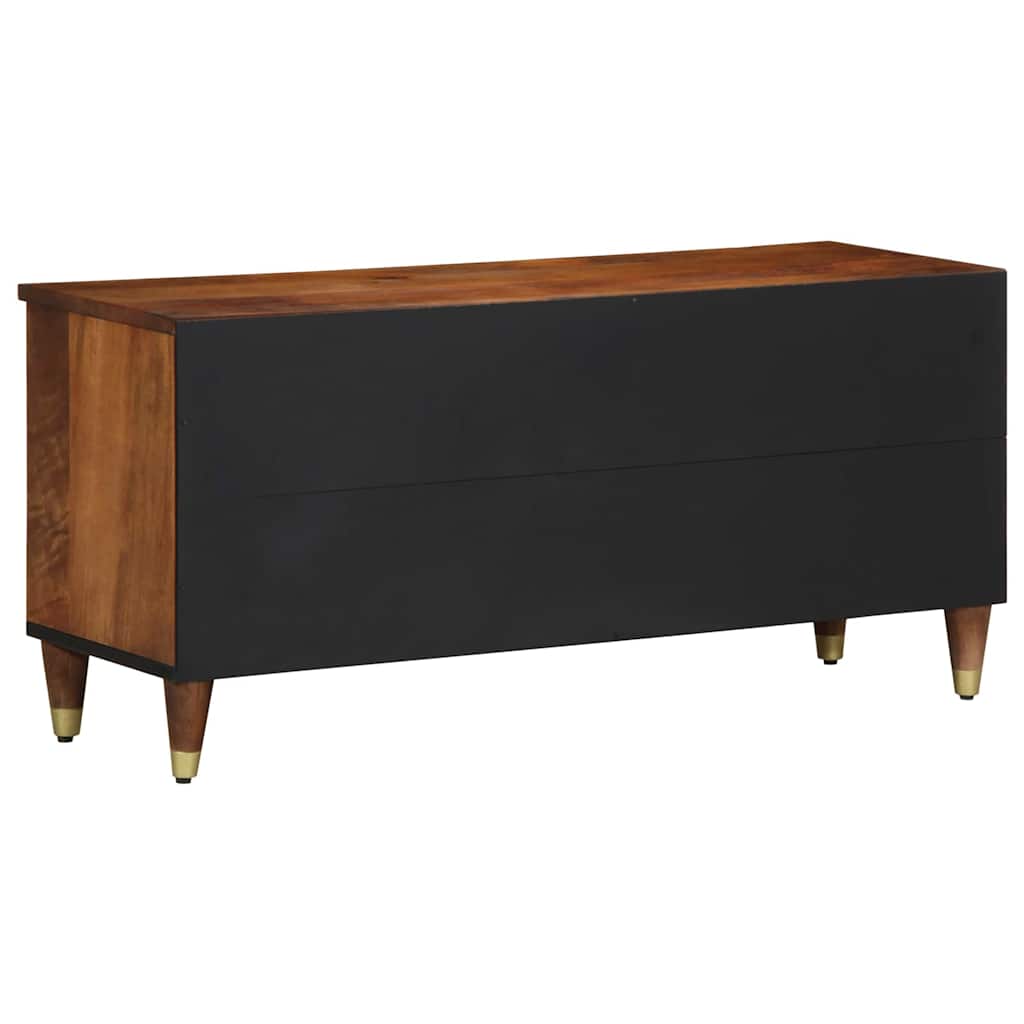 TV-skap Honning brun 100 x 33 x 46 cm Massiv mango tre