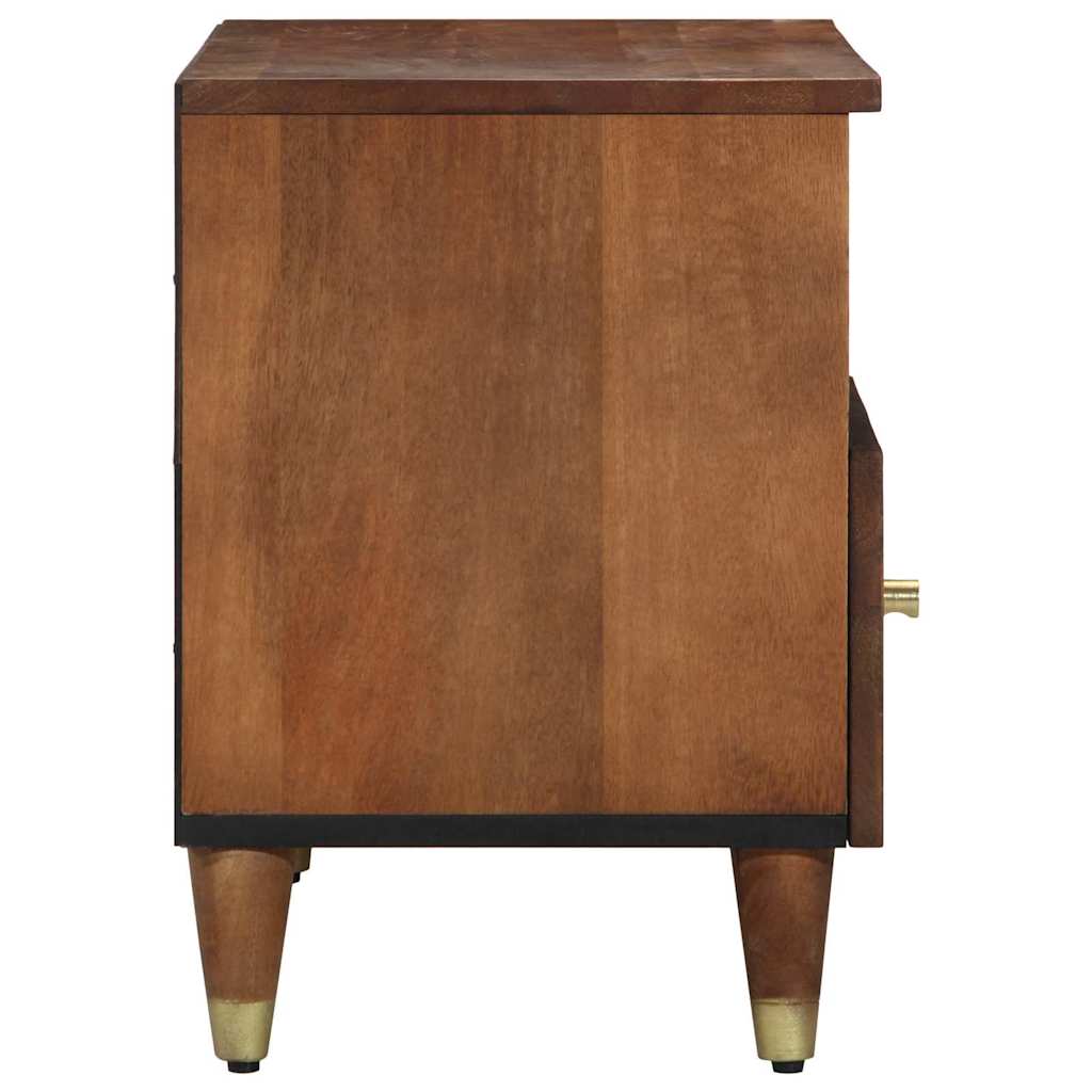 TV-skap med skuff Honning brun 80 x 33 x 46 cm Massiv mango tre