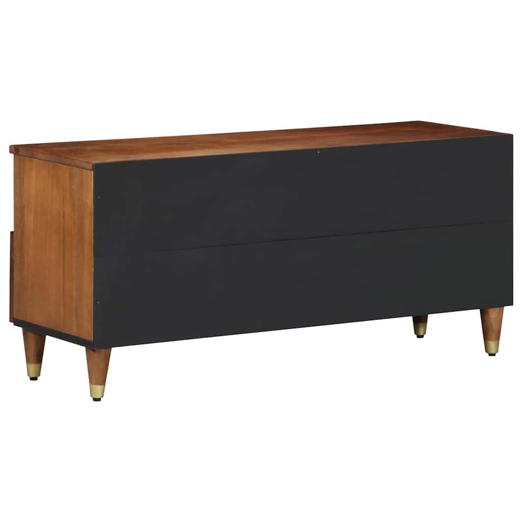 TV-skap Honning brun 100 x 33 x 46 cm Massiv mango tre