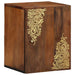 Veggskap med dør Honning brun 38 x 33 x 48 cm Massiv mango tre