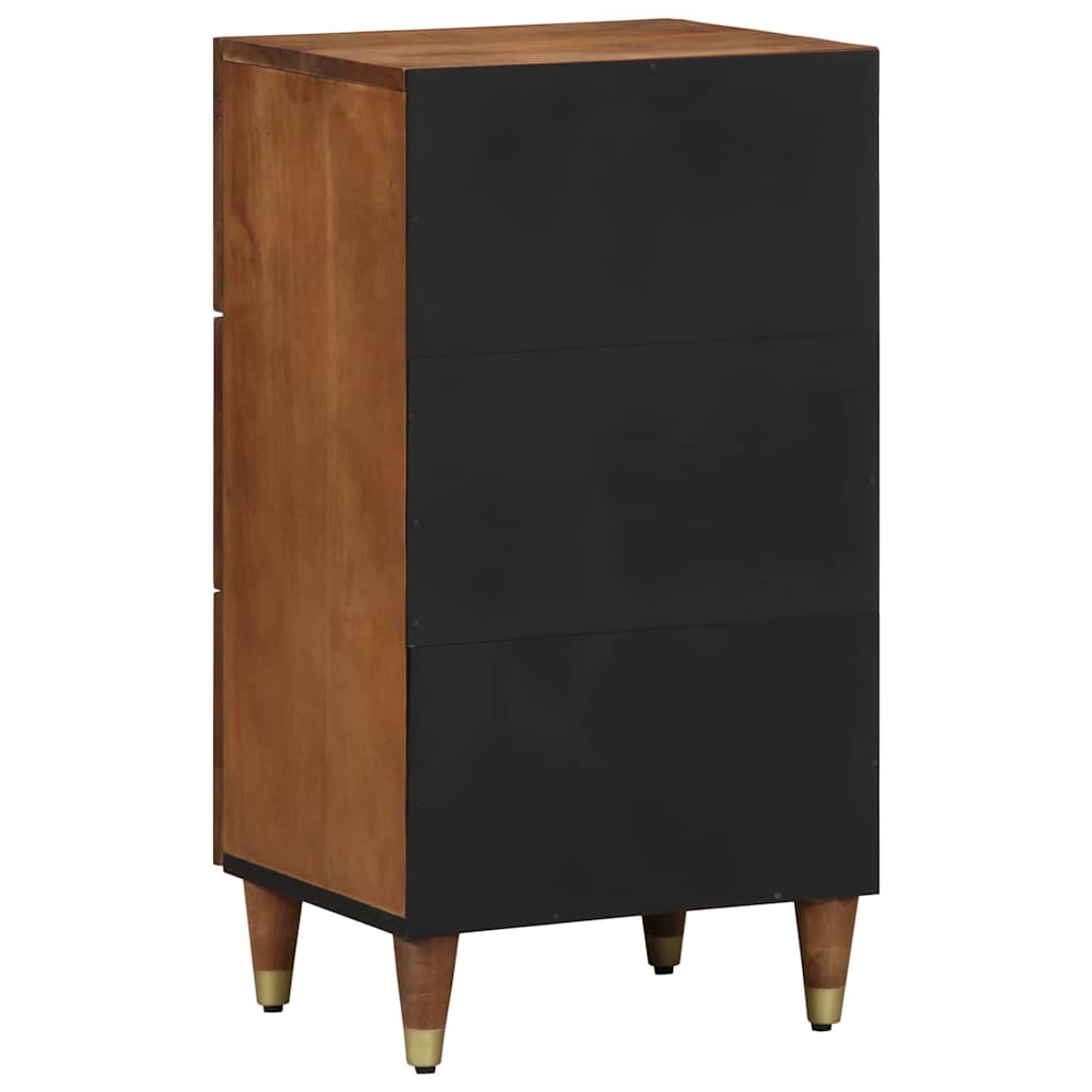 Serviesskap med skuff Brun 40 x 33 x 75 cm Massiv mango tre