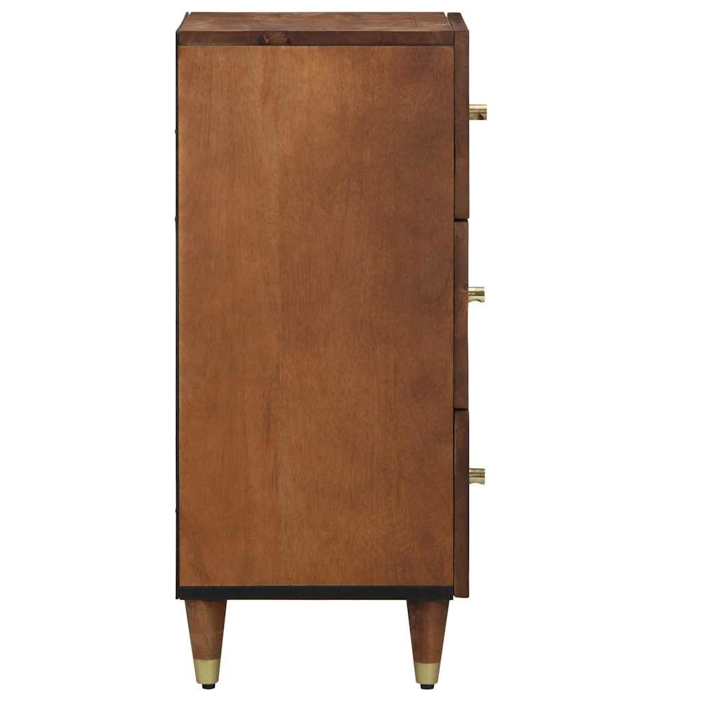 Serviesskap med skuff Brun 40 x 33 x 75 cm Massiv mango tre