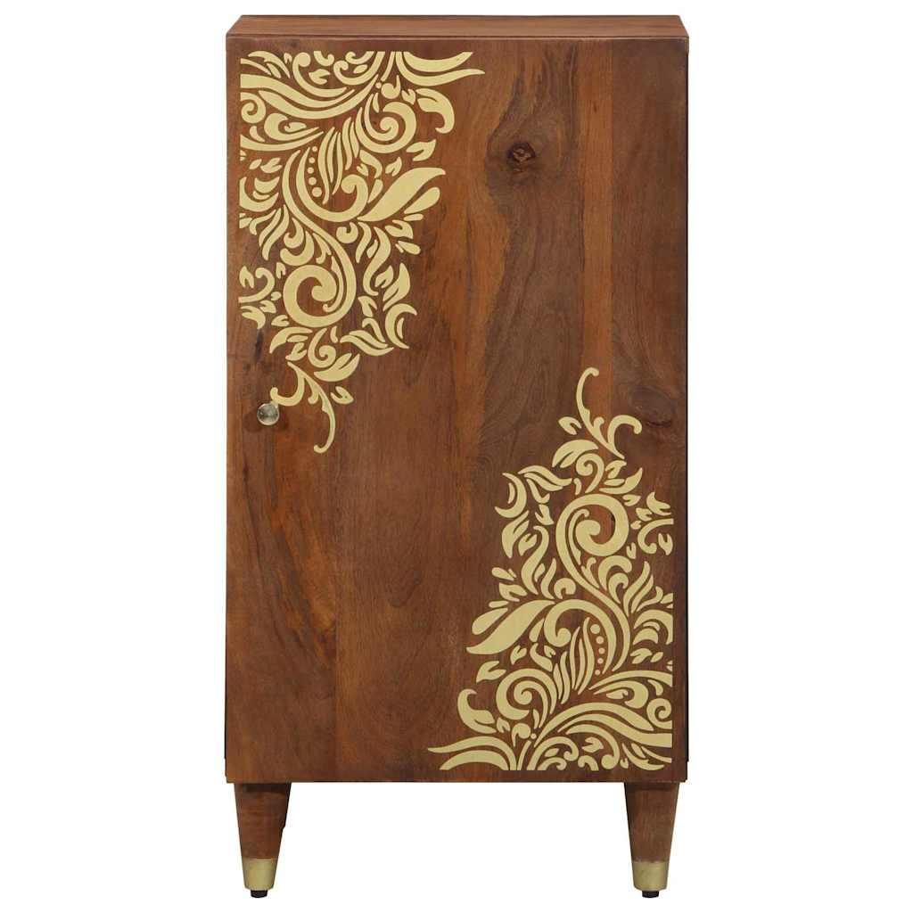 Serviesskap med hylle Brun 40 x 33 x 75 cm Massiv mango tre