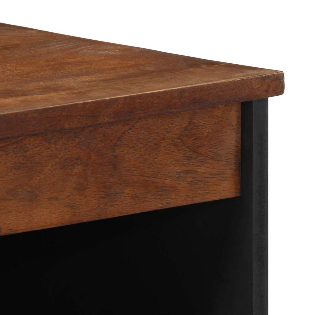 Serviesskap med hylle Brun 60 x 33 x 75 cm Massiv mango tre
