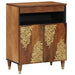 Serviesskap med hylle Brun 60 x 33 x 75 cm Massiv mango tre