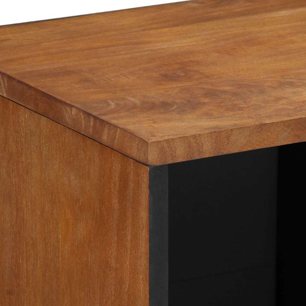 Serviesskap med hylle Brun 80 x 33 x 75 cm Massiv mango tre
