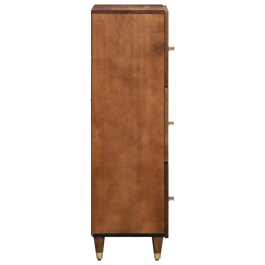 Høyskap med hylle Brun 40 x 33 x 110 cm Massiv mango tre