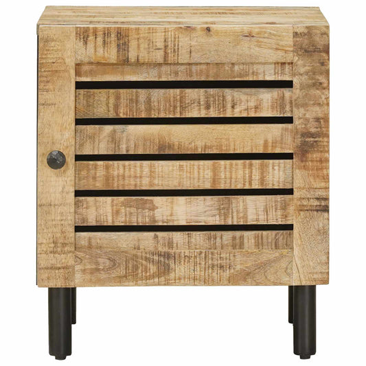 Nattbord 2 stk. Naturlig 40 x 33 x 46 cm Massiv mango tre