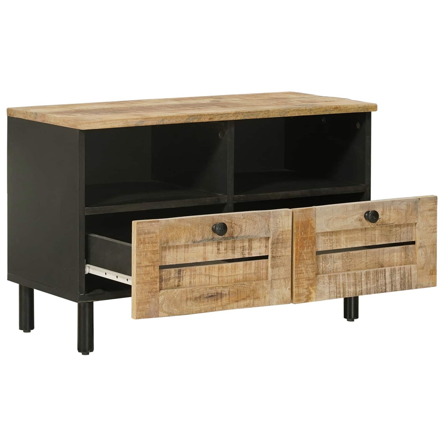 Oppbevaringsskap Naturlig 70 x 33 x 46 cm Massiv mango tre