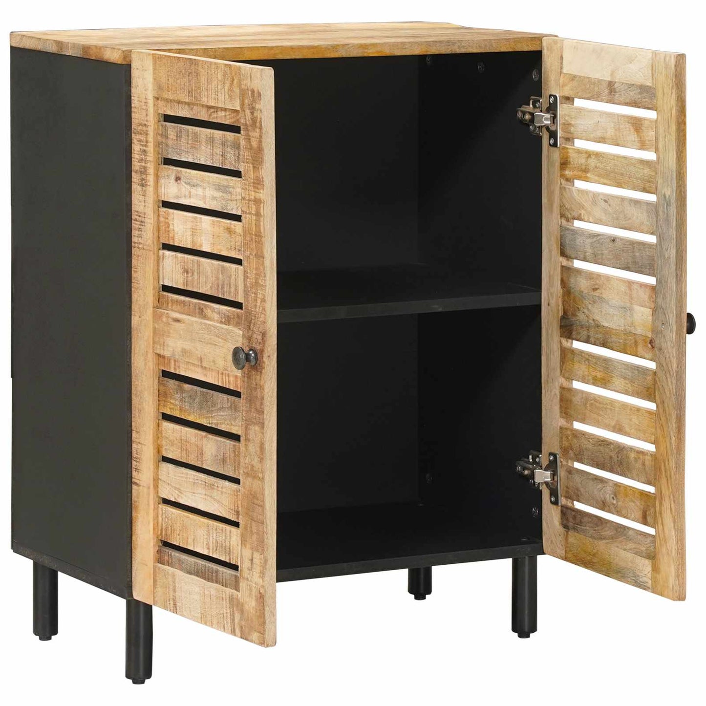 Oppbevaringsskap 60 x 33 x 75 cm Massiv mango tre Naturlig