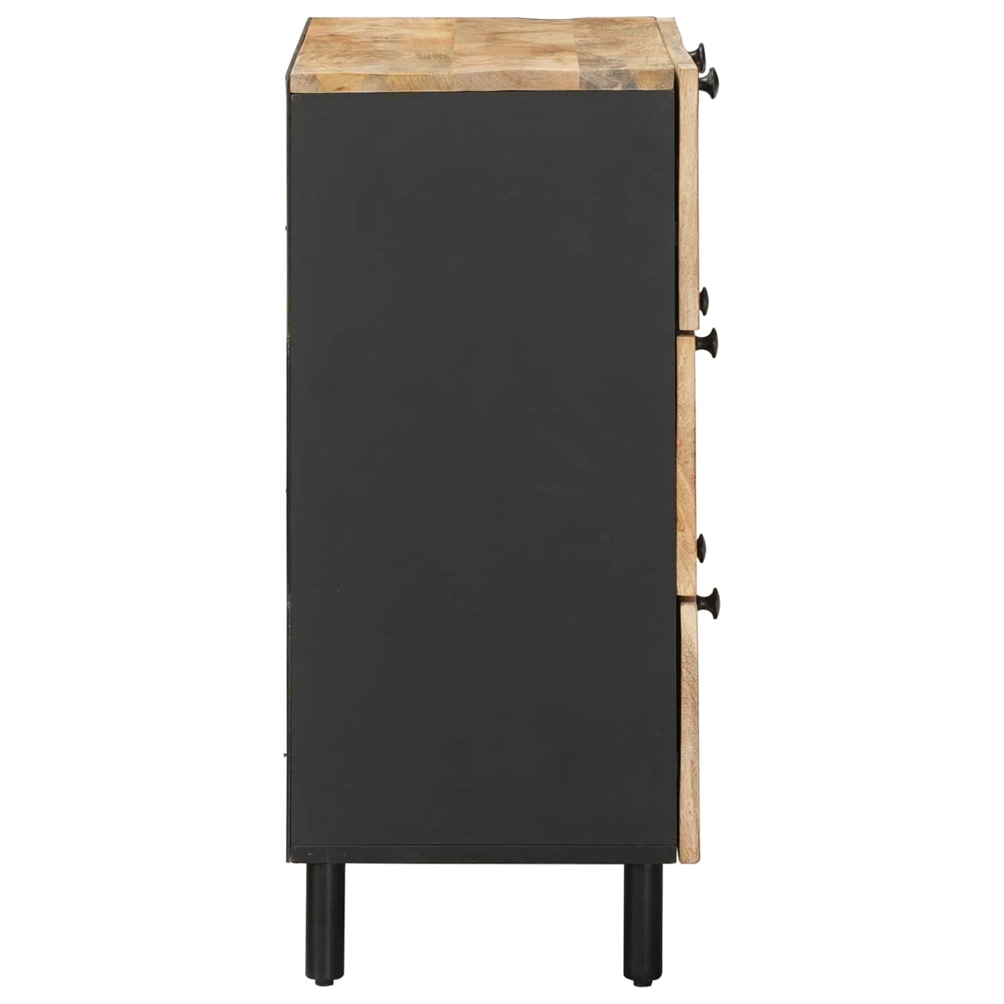 Oppbevaringsskap 60 x 33 x 75 cm Massiv mango tre Naturlig