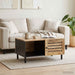 Kaffebord Naturlig 80 x 50 x 40 cm Massiv mango tre