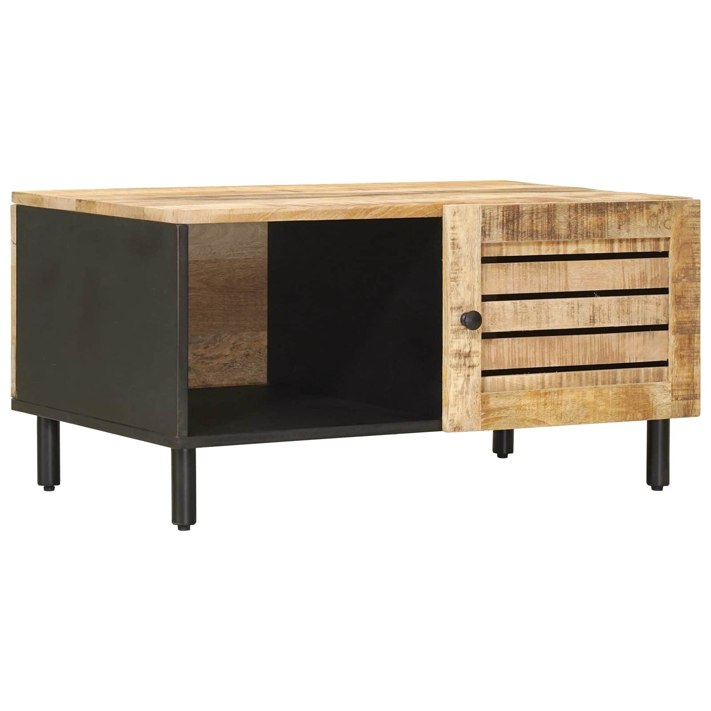 Kaffebord Naturlig 80 x 50 x 40 cm Massiv mango tre