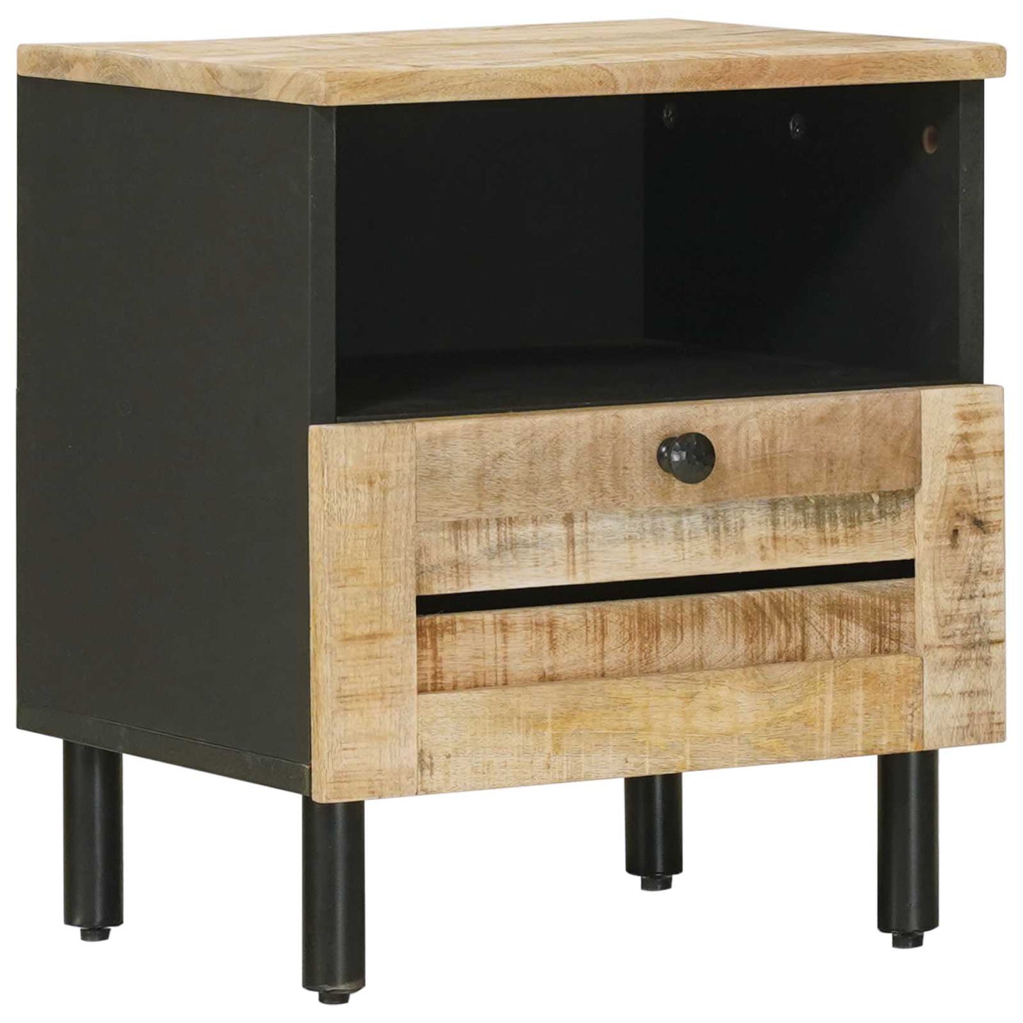 Nattbord Naturlig 40 x 33 x 46 cm Massiv mango tre