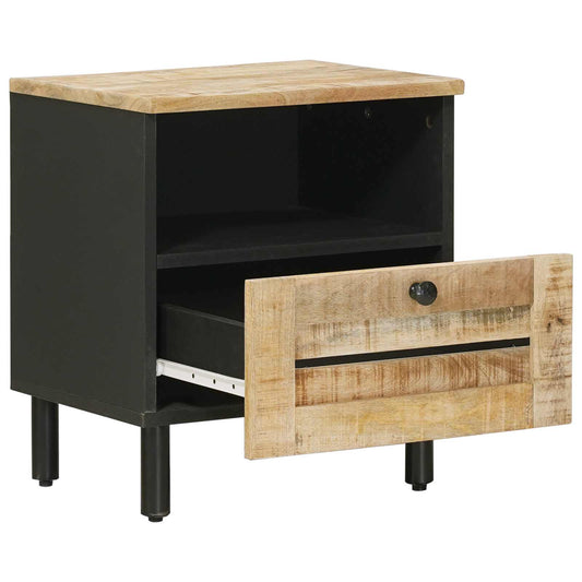 Nattbord 2 pcs Brun 40 x 33 x 46 cm Massiv mango tre